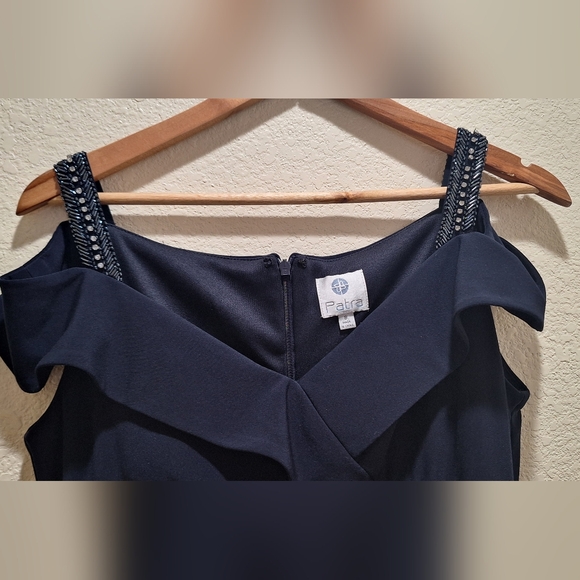 Patra Blue Ruched Dress - Picture 6 of 7